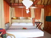 Beach front bure at Beachcomber Island Resort