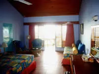 Air-conditioned beachfront bure at Club Fiji Resort