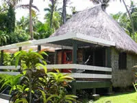 Deluxe seaside bure at Crusoe's Retreat