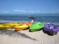 Kayaking at Crusoe's Retreat