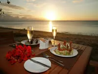 Sunset dining - Lomani Island Resort