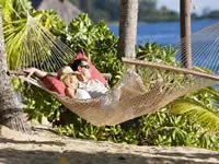 Relaxing in hammock - Malolo Island Resort