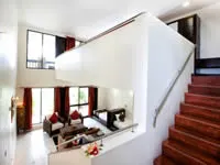 Ocean-front suite interior - Mana Island Resort