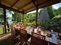 Dining at Matava the Astrolabe Hideaway