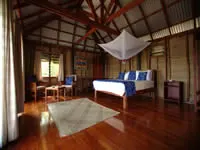 Honeymoon bure interior at Matava the Astrolabe Hideaway
