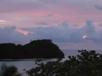 Oceanview bure view at Matava the Astrolabe Hideaway