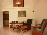 Villa sandcastle sitting area at Natadola Beach Resort