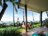 Beach-front bure at Outrigger Fiji Beach Resort