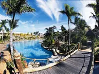 Pool bridge at Outrigger Fiji Beach Resort