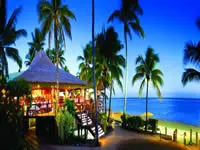 Sundowner bar at Outrigger Fiji Beach Resort