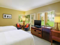 Ocean-view room at Sheraton Fiji Resort