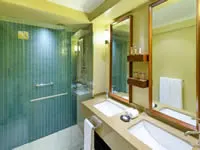 Standard bathroom at Sheraton Fiji Resort