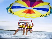 Para sailing at Sofitel Fiji Resort and Spa