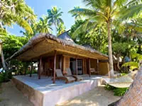 Deluxe ocean bure at Toberua Island Resort