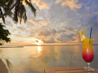 Happy hour at Toberua Island Resort